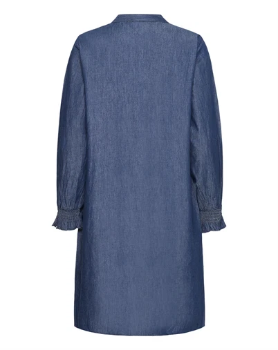 Fransa - FRLarissa 4 Kjole - Mid Blue Denim 
